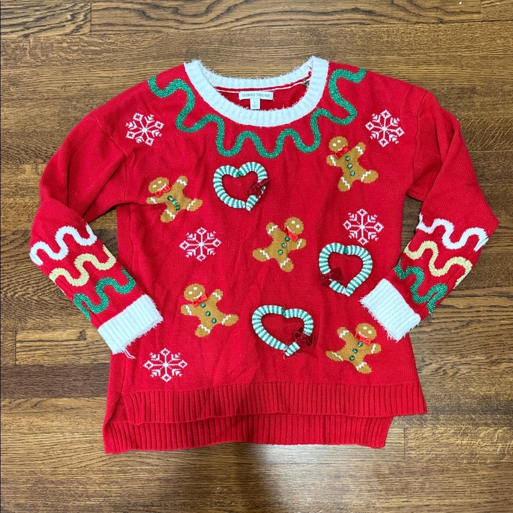 Christmas Red ugly Sweater women